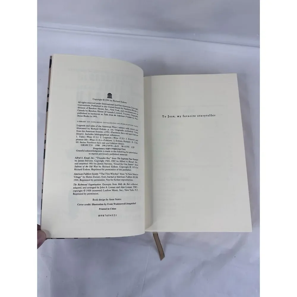 Legends and Tales of the American West by Richard Erdoes leatherbound 1991